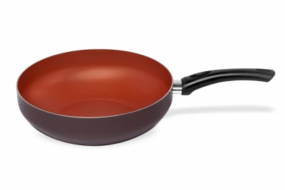 Frigideira Wok 28 Terracota Antiaderente de Alumnio